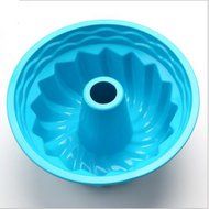 1ea 9&quot; Alekoo Non-Stick Silicone DIY Cake Bundt Pans, Chiffon Mold, Savarin Pan (High) N3