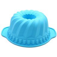 1ea 9&quot; Alekoo Non-Stick Silicone DIY Cake Bundt Pans, Chiffon Mold, Savarin Pan (High) N6