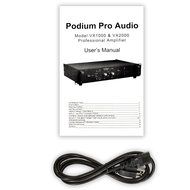 Podium Pro Audio VX1000 DJ PA Band or Karaoke 1000 Watt Pro Audio Amplifier N4