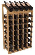 Wine Racks America Ponderosa Pine 5 Column 8 Row Display Top Kit. 13 Stains to Choose From! N12