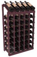 Wine Racks America Ponderosa Pine 5 Column 8 Row Display Top Kit. 13 Stains to Choose From! N13