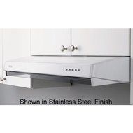 Zephyr ES1-E30AB 280 CFM 30 Inch Wide Under Cabinet Range Hood with Fluorescent, Black