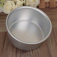 Bluelover Aluminum Alloy Non Sticky Round Cake Mould Baking Pan Bakeware N7