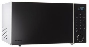 Danby DMW11A4BWDB 1.1 Cubic Feet Nouveau Wave Microwave, Black and White