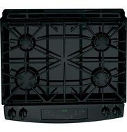 GE JGS650DEFBB 30" Black Gas Slide-In Sealed Burner Range N7