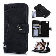 iPhone 7 Case (4.7 inch) - Slim Fit Wallet Counterfeit Cashmere Leather Extra ID/Credit Card Holders with Snap... N27
