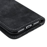 iPhone 7 Case (4.7 inch) - Slim Fit Wallet Counterfeit Cashmere Leather Extra ID/Credit Card Holders with Snap... N28