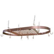 Range Kleen CW6015 Copper Oval Pot Rack, Bronze