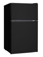 Midea HD-113F Full-Size Double Reversible Door Refrigerator and Freezer, 3.1 Cubic Feet, Black