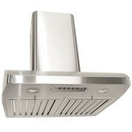 KOBE Range Hoods CHX2236SQB-WM-1 Contemporary Brillia 36" Wall Mount Range Hood, 3-Speed, 680 CFM, LED Lights,... N8