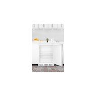 Summit AL750BI 24" All-Refrigerator with 5.5 Cu. Ft. Capacity Automatic Defrost Adjustable Glass Shelves and Professional...