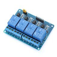 Docooler 5V Active Low 4 Channel Relay Module Board for Arduino PIC AVR MCU DSP ARM N6