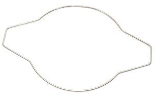 Solara Cake Pan - Silicone 9 inch Round Cake Mold - Flexible Non-Stick Bakeware with Removable Metal Frame N3