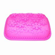 X-Haibei Rectangular Snowflakes Jello Cake Shallow Silicone Pan Baking Mold