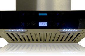 AKDY New 36" European Style Wall Mount Stainless Steel Range Hood Vent Touch Sensor Control AZ-H837C-90 N6