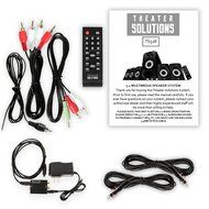 Theater Solutions TS518 Bluetooth Home 5.1 Speaker System FM Tuner Optical Input 2 Ext. Cables N2