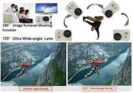 WATREE&reg; Pro-2 Wifi 12MP Full HD 1080P Sports Camera Waterproof Action DV 170 Degree Wide Helmet Camcorder DVR... N6