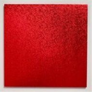 Square Cake Board - 12inch Red