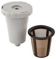 Gold Tone 1-Cup Reusable K-Cup Style Coffee Filter Starter Pack N2