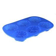 QINF Silica Gel Rose Shaped Cake Pan Mold