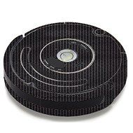 Skin Decal Vinyl Wrap For IRobot Roomba 650 655 Vacuum / Metal Hexagons