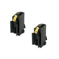Indesit Genuine Washing Machine Carbon Brush &amp; Holders Black