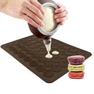 New Large 48 Silicone Macaron/muffin Baking Pastry Sheet Mat Decorative Tool Set