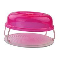 Microwave Oven Stratified Heater Double Layer Heating Plates - Rosy &amp; White N2