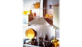 Faber Decorative Collection PERL36SS Perla 36in Wall-Mount Chimney Hood 600 CFM PRO Internal Blower N6