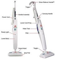 BISSELL 1867 Steam Mop Bare Floor Steam Cleaner N7