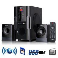 beFree Sound 2.1 Channel Surround Sound Bluetooth Speaker System N3