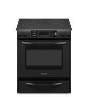 Kitchenaid KESS907SBL True Convection Oven Glass Cooktop Front Control Knobs Architect Series II