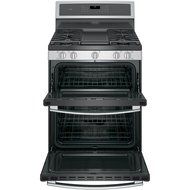 GE PGB960SEJSS Profile 30" Stainless Steel Gas Sealed Burner Double Oven Range N2