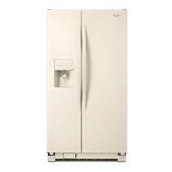 Whirlpool 24.5 cu. ft. Side by Side Refrigerator in Biscuit