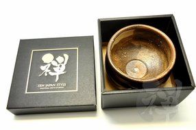 Japanese Mino Yaki ware Matcha Bowl Green Tea 11.5 / 11.5 / 8cm (4.5 / 4.5 / 3.1inch)[7340] N6