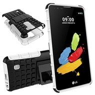 LG Stylus 2 Case, MCUK Heavy Duty Rugged Dual Layer - Soft/Hard Shell 2 in 1 Tough Protective Cover Case with... N13