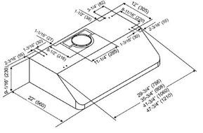 KOBE Range Hoods CH9130SQB-1 Under Cabinet Hood 6-Speed, 760 CFM with LED Lights, 30-Inch N7