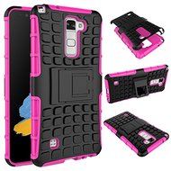 LG Stylus 2 Case, MCUK Heavy Duty Rugged Dual Layer - Soft/Hard Shell 2 in 1 Tough Protective Cover Case with... N14