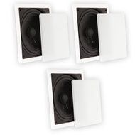 Theater Solutions TS1000 Passive 10" Home Theater In Wall Subwoofers 3 Sub Set