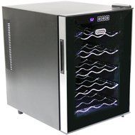 Whynter 20 Bottle Thermoelectric Wine Cooler with Black Tinted Mirror Glass Door N7