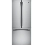 GE GNE21FSKSS 30" French Door Refrigerator with 20.8 cu. ft. Total Capacity, 2 Glass Shelves, 6 cu. ft. Freezer... N5