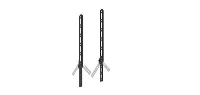 QualGear Durable Universal Sound Bar Bracket for Sound Bars upto 15kg/33lbs, Black (QG-SB-001-BLK) N2