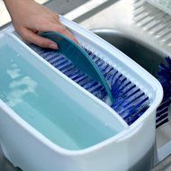 EasyGoDishwasher&trade; &ndash; Manual Portable Dishwasher &ndash; Easy to clean all size dishes and silverware. This dish scrubber... N8