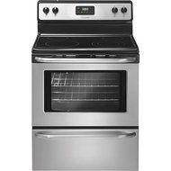 Frigidaire FFEF3043LS 30" Freestanding Electric Range with Ready-Select Controls and SpaceWise Expanda, Stainless...