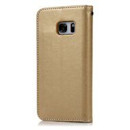 S7 Case,Samsung Galaxy S7 Case - Wallet Embossed Flowers Smart Magnetic Close High Quality Premuim PU Leather... N28