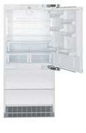 Liebherr HC2060 19.4 Cu. Ft. Gray Counter Depth Built-In Bottom Freezer Refrigerator - Energy Star