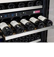 FlexCount Series 56 Bottle Dual Zone Freestanding Wine Refrigerator N5