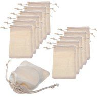 Meta-U&reg; Double Drawstring Cotton Muslin Bags Reusable Bags Tea Bags Souvenir Gift Bag (24) N3
