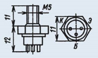 Transistors silicon KT907A analogue 2N3733, MSA7575 USSR 4 pcs