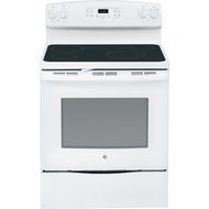 GE JB630DFWW 30" White Electric Smoothtop Range